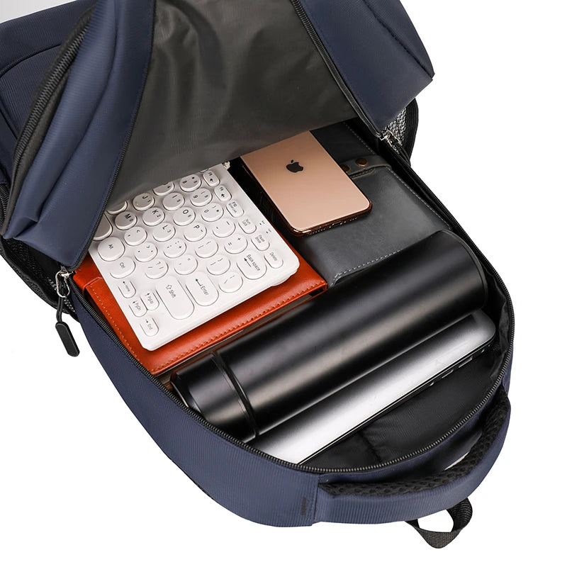 Mochila Unissex Casual de Grande Capacidade para Notebook e Viagem